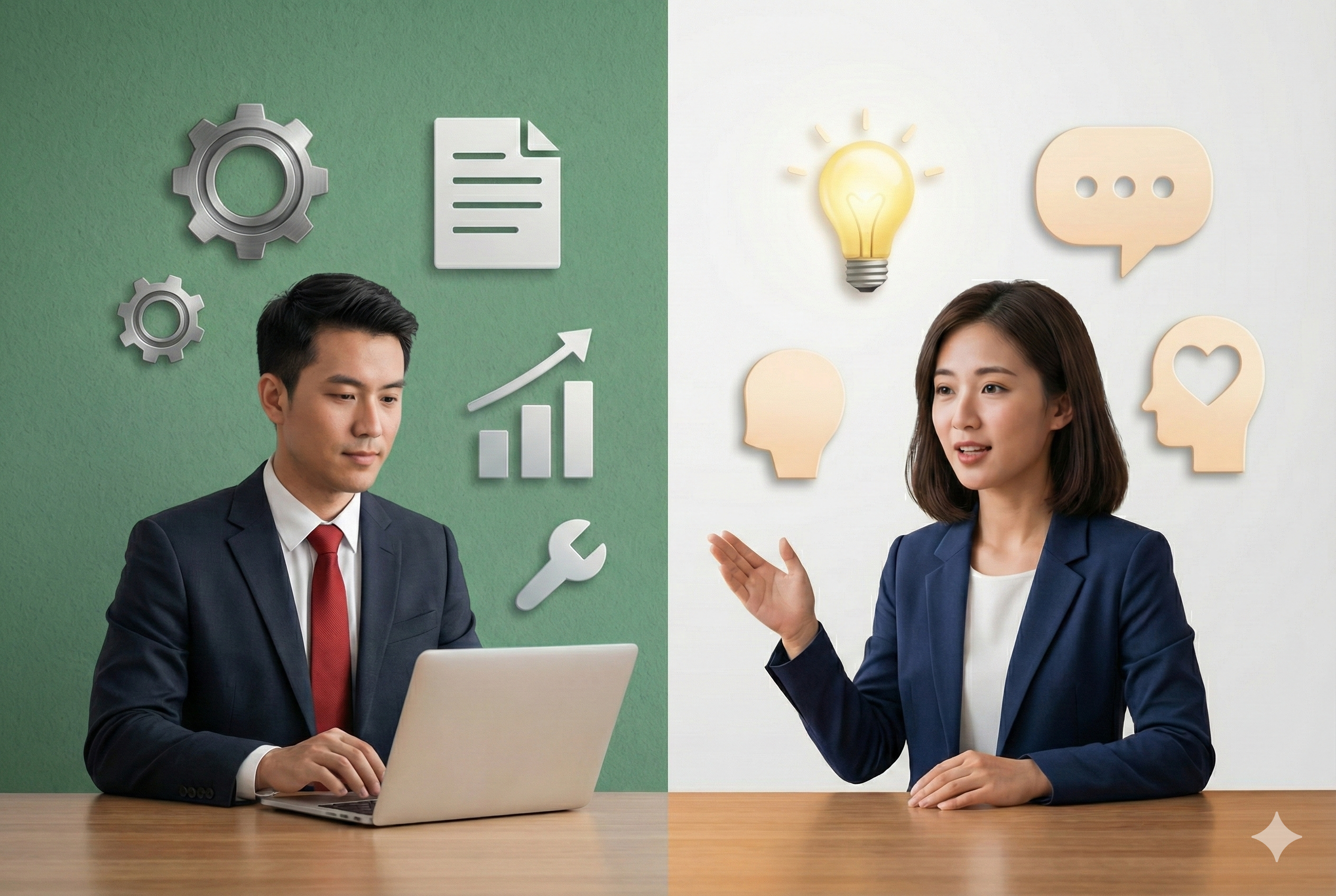 Still confused about Hard Skills vs. Soft Skills? Discover the key differences between technical abilities and behavioral traits.